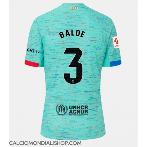 Maglie da calcio Barcelona Alejandro Balde #3 Terza Maglia Femminile 2023-24 Manica Corta